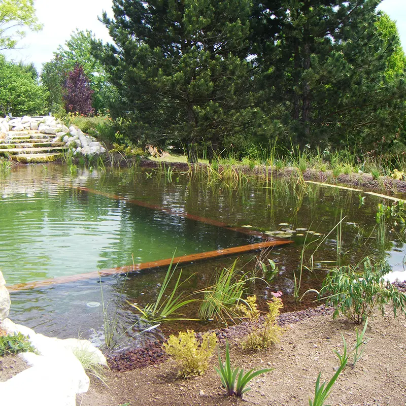 Baignade naturelle cascade