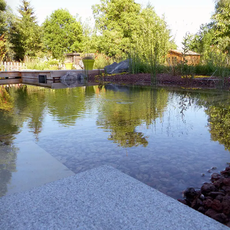 Baignade naturelle lagune
