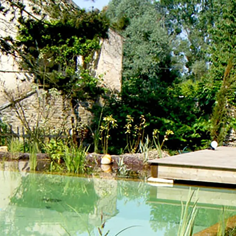Baignade naturelle ponton