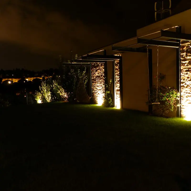 Eclairage du jardin