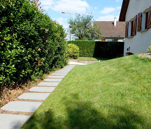 jardin avec terrasse en bois, photo 24