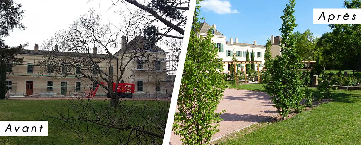 Jardin avant et après 3