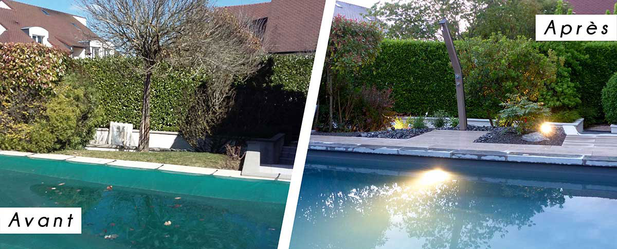 Jardin avant et après 4