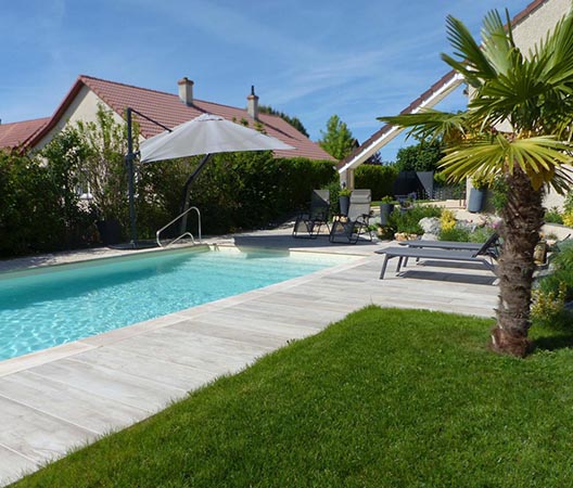 ChaCréation d’une piscine et aménagement des abords à Dijon 12