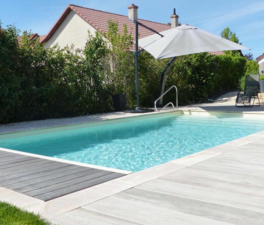 ChaCréation d’une piscine et aménagement des abords à Dijon 15