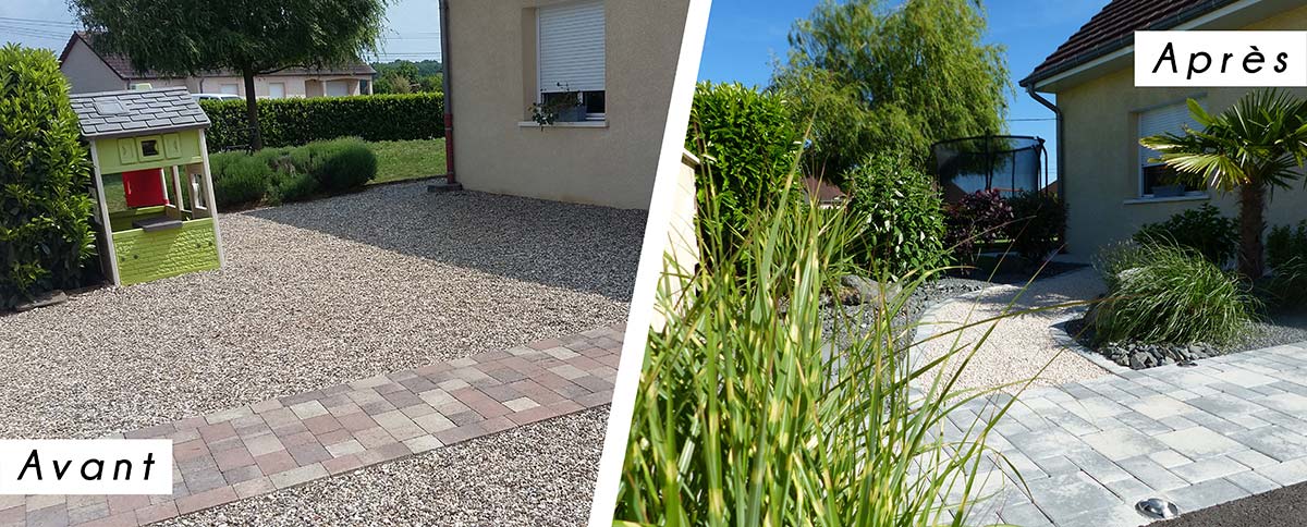 Jardin avant et apres 3