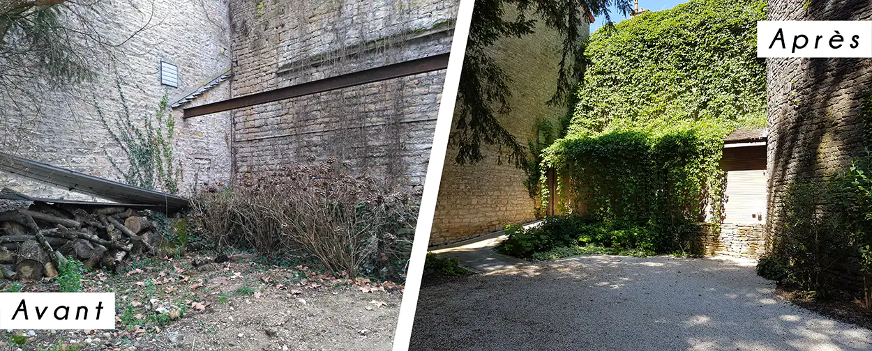 Création d'un abri bois sur mesure