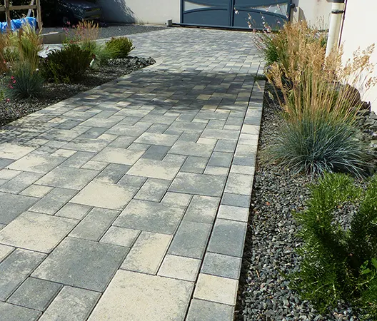 allée paves multiformats Bourgogne