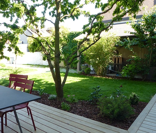 Création d'une terrasse