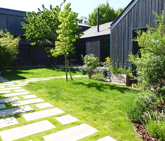 Jardin cosy à Dijon