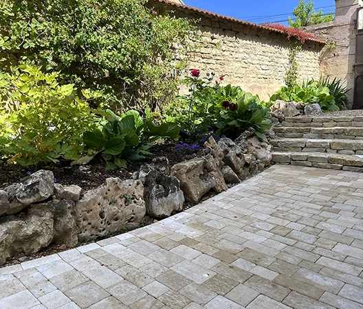 allée pavés de bourgogne