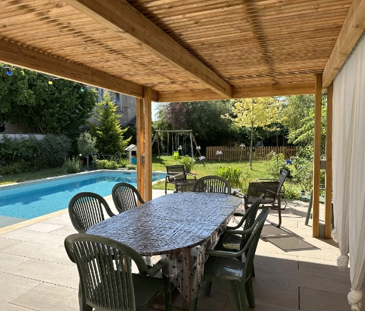pergola en bois